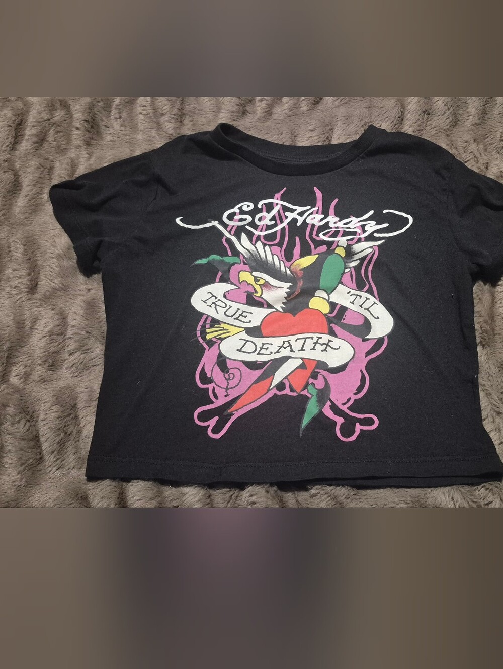 Ed Hardy Black Kids Tee